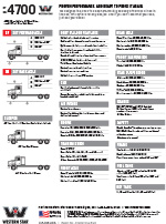 Western Star 4700 Tech Sheet Truck Brochure